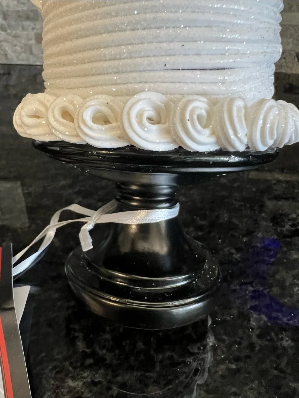 Halloween MUMMY & SPIDERS Faux Cake, 6 inches, Very Realistic & CUTE!!